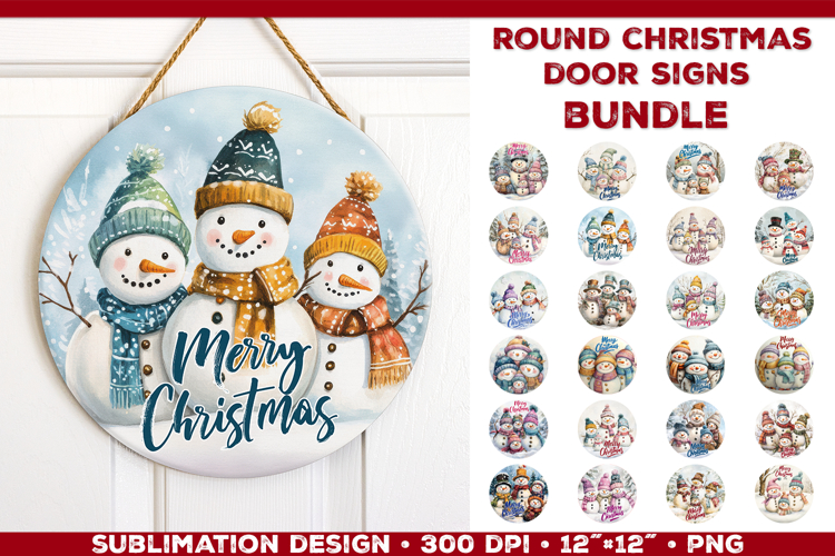 Christmas Ornament Sublimation Designs Image 3