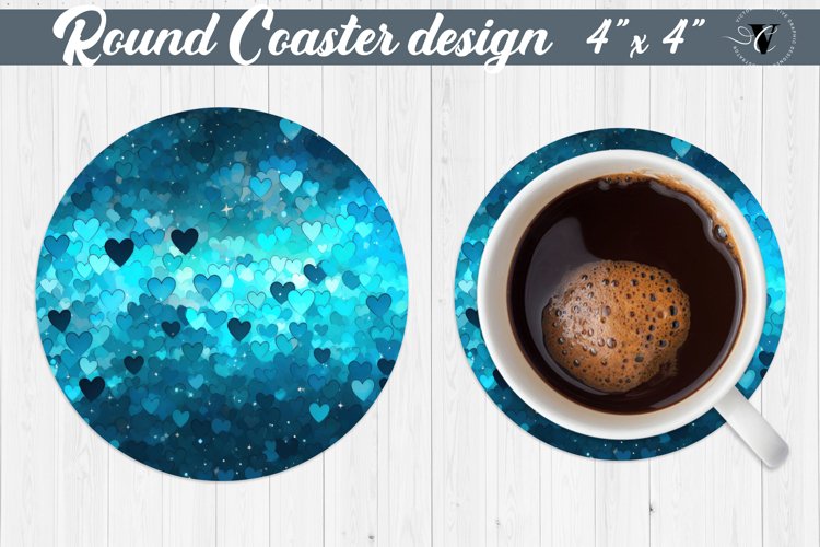 Blue Heart Clipart Image 3