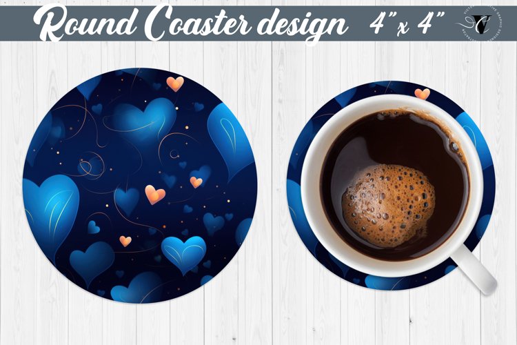 Blue Heart Clipart Image 2