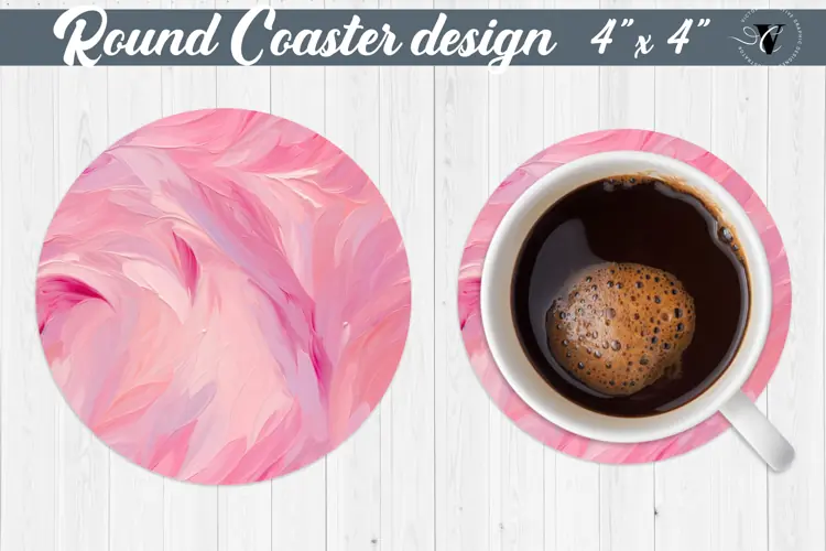 Round Coasters | Paint stroke