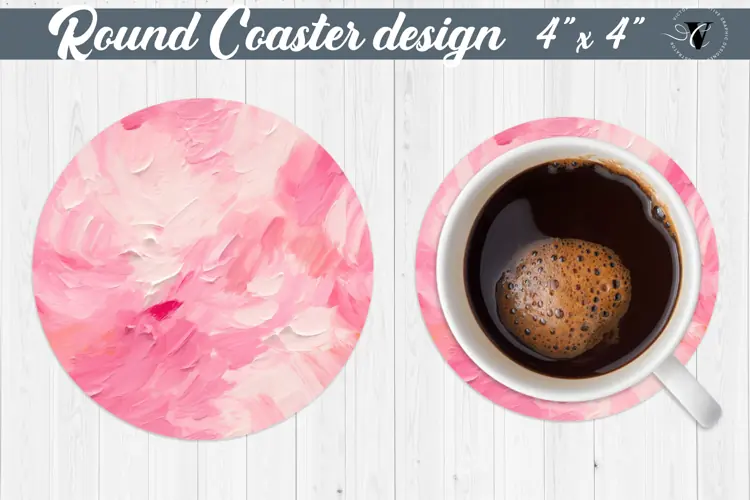 Round Coasters | Paint stroke