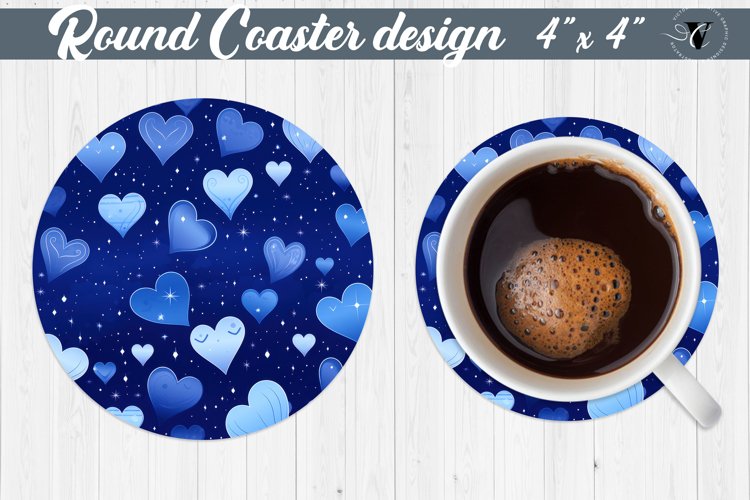 Blue Heart Clipart Image 4