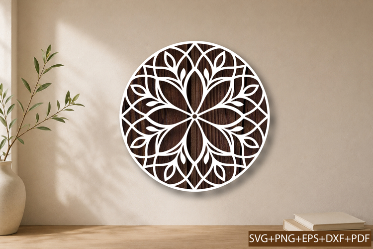 Flower Mandala SVGs Image 4