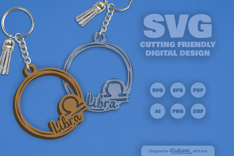 Round Keychain Svg Image 6