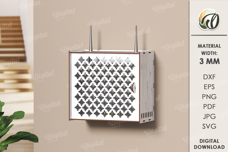 Router Storage Box Laser Cut. Storage Box SVG