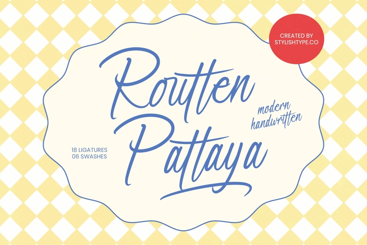 Routten Pattaya - Modern Handwritten