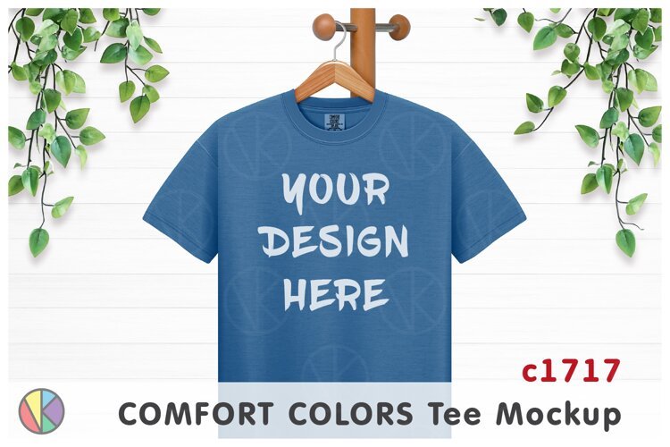 Royal Caribe Comfort Colors 1717 T-Shirt Mockup.