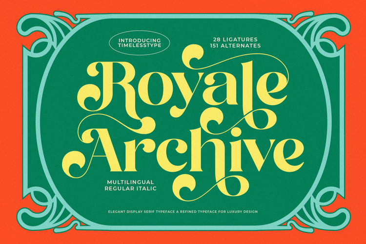 Royale Archive - Elegant Display Serif