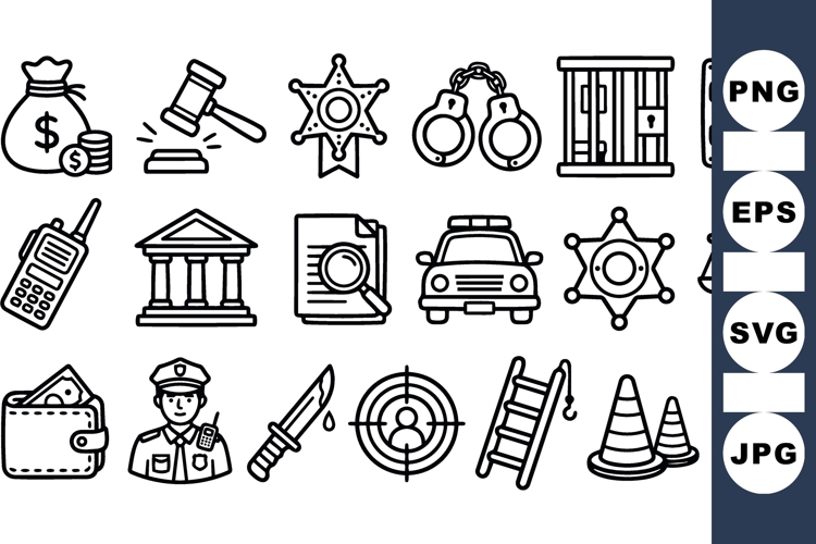 Police Badge Clipart Image 2