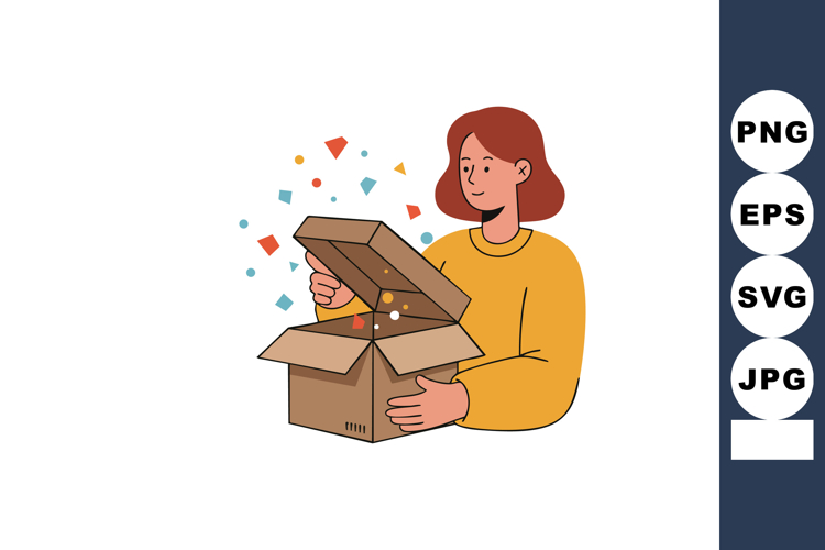 Cardboard Box Clipart Image 19
