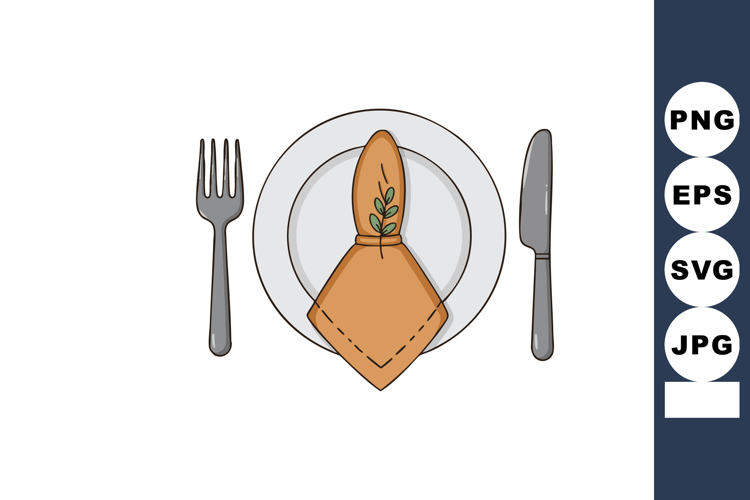 Plate Clipart Image 2