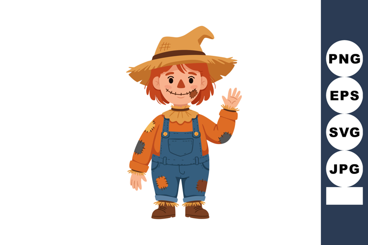 Scarecrow Clipart Image 8