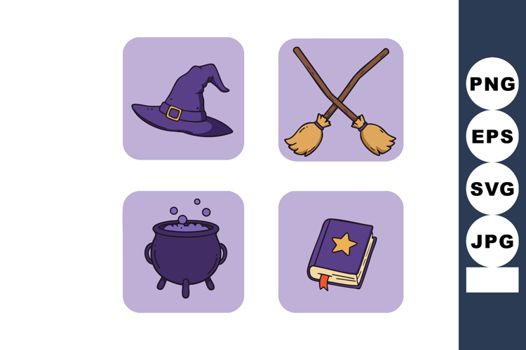 Witch Broom Clipart Image 8