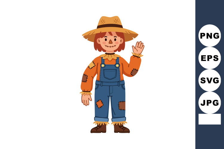 Scarecrow Clipart Image 7