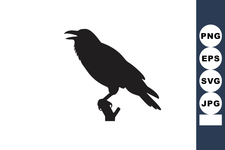 Raven Vector Image 5