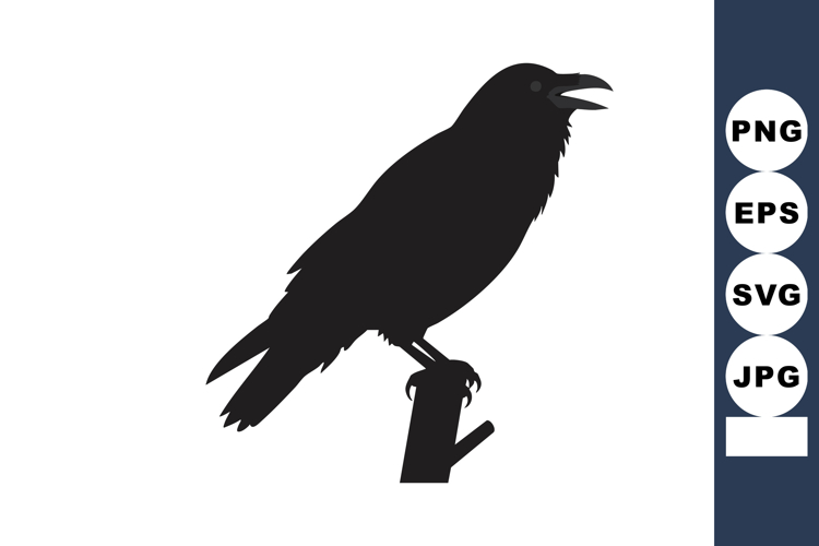 Raven Vector Image 4