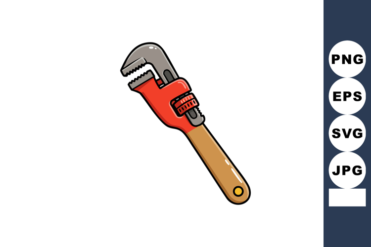 Wrench Clipart Image 5