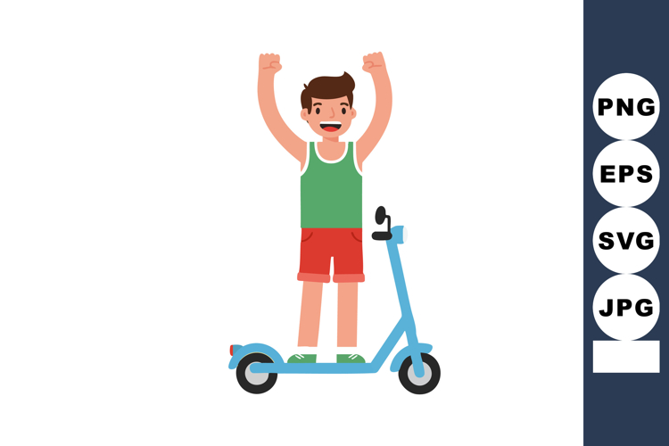 Scooter Clipart Image 21