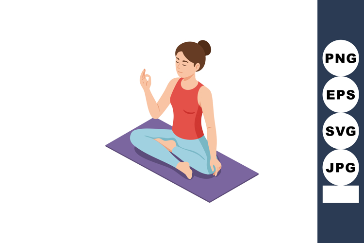 Meditation Clipart Image 10