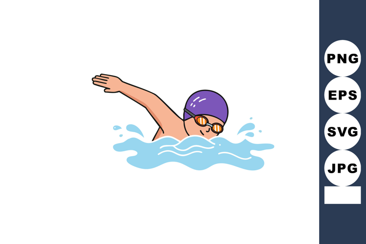 Swimmer Clipart Image 8