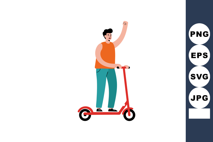 Scooter Clipart Image 19
