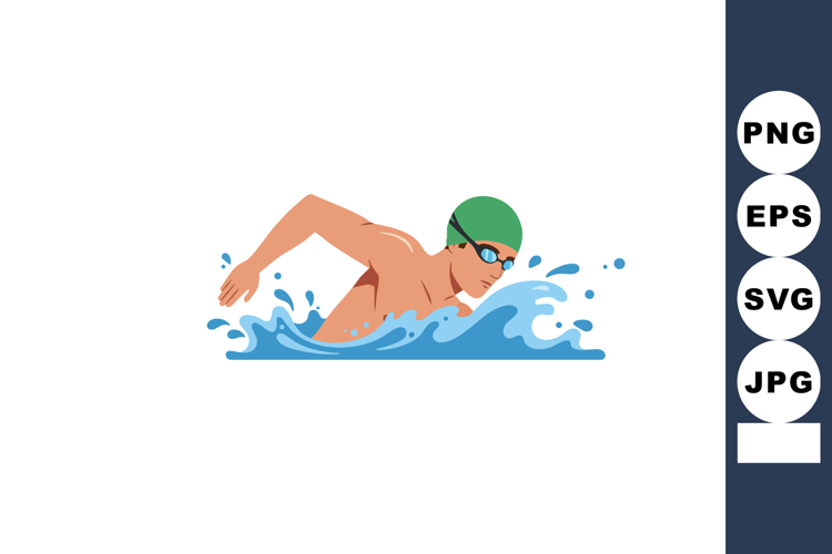 Swimmer Clipart Image 5