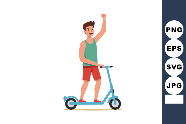 Scooter Clipart Image 18