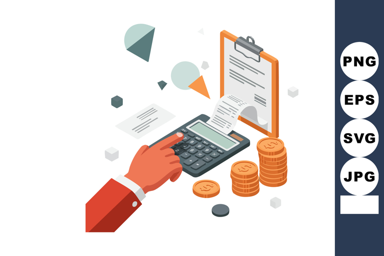 Calculator Clipart Image 9