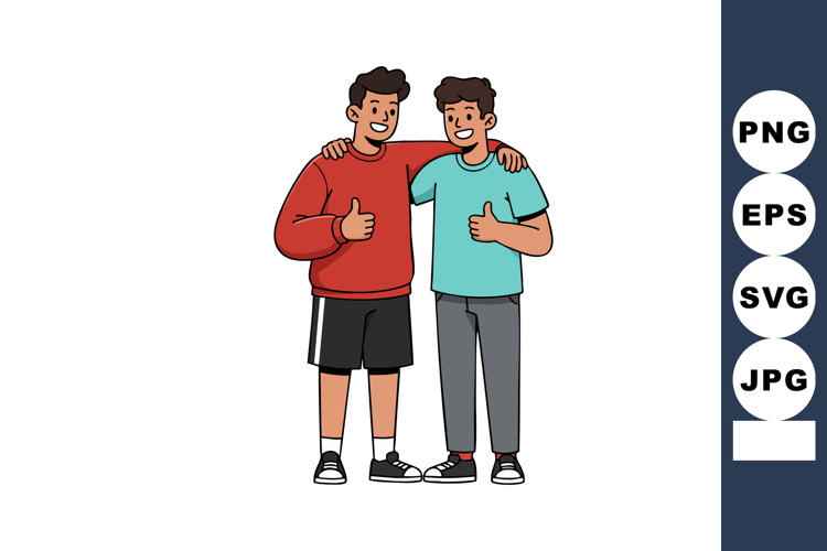 Friends Clipart Image 4