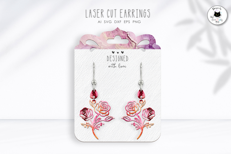 Glowforge Earrings Image 2