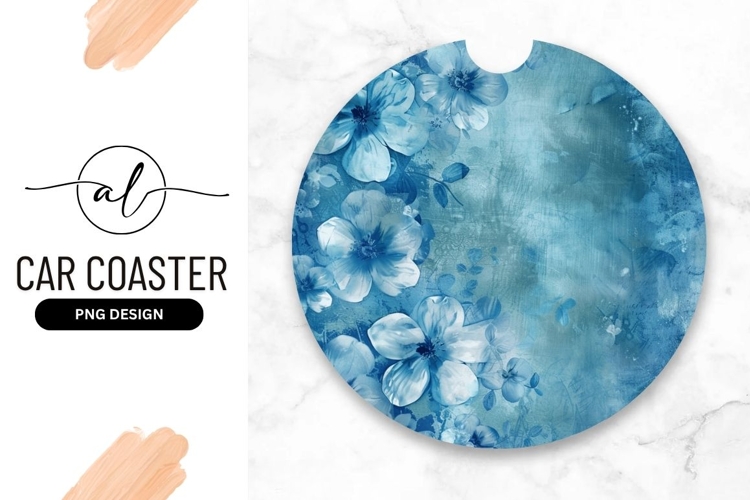 Blue Flowers Clipart Image 5