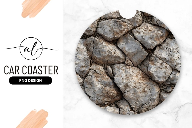 Stone Tile Round Texture Design