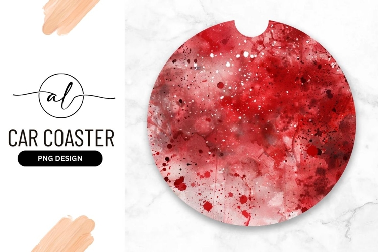 Red Paint Splatter Png Image 3