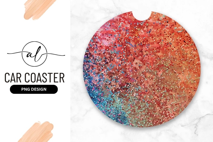 Orange Glitter Background Image 16