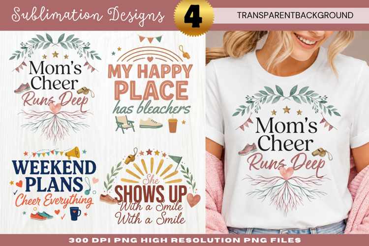 Happy Place Sports Mom Sublimation Design sports mom png
