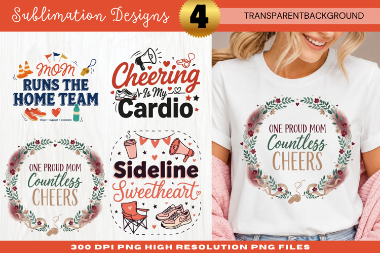 Home Team Sports Mom Sublimation PNG Design Home team mom