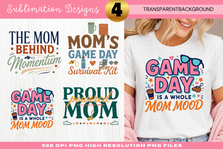 Mom Behind Momentum Sports Sublimation PNG mom behind moment