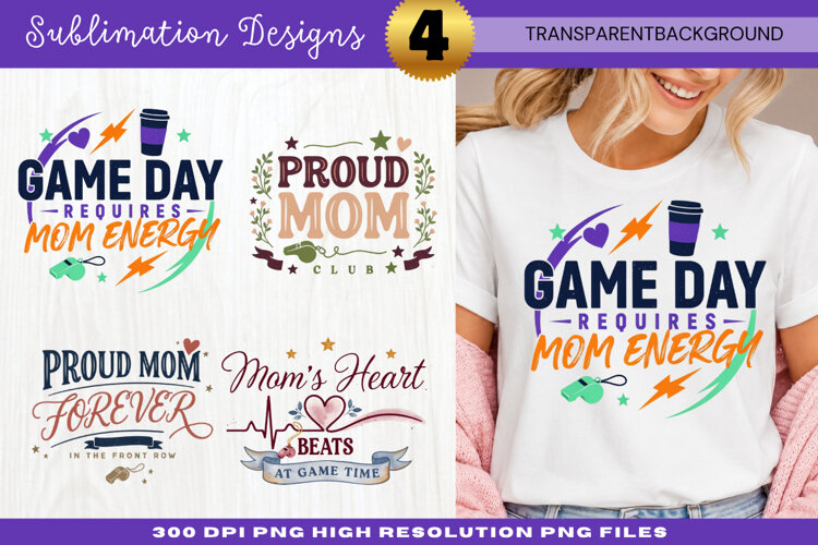 Requires Mom Energy Sports Sublimation PNG requires mom png example image 1
