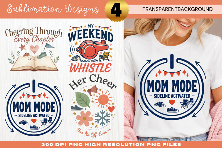 Bleacher Babe Sports Mom Sublimation PNG favorite place, spo example image 1