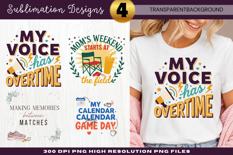 My Voice Has Overtime Sublimation Design my voice has overti