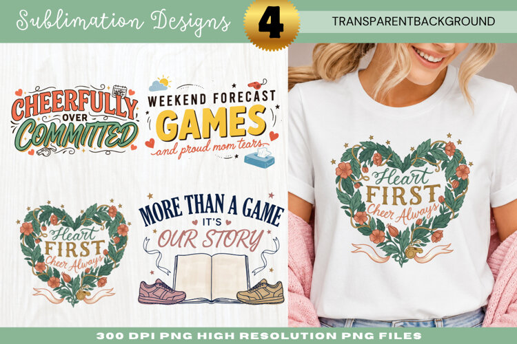 Weekend Forecast Games Sports Mom PNG cheerfully committed example image 1