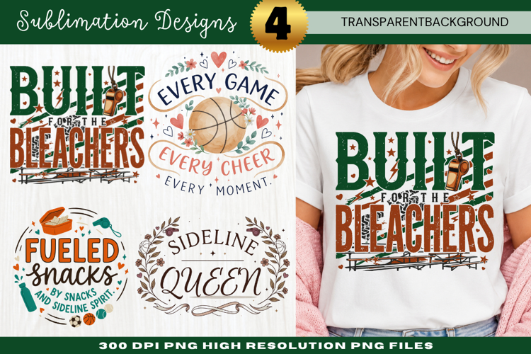 Built In The Bleachers Sports Mom PNG built in the bleachers