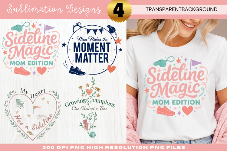 Sideline Magic Mom Edition PNG Design sideline magic mom png example image 1