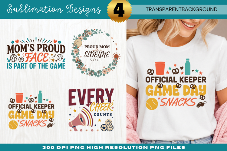 Official Keeper Game Day Snacks Sublimation moms proud face