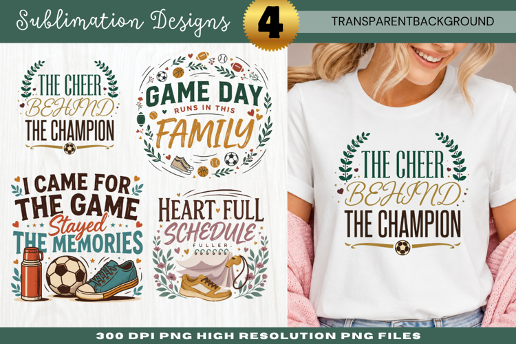Cheer Behind The Champion Sublimation PNG cheer behind the