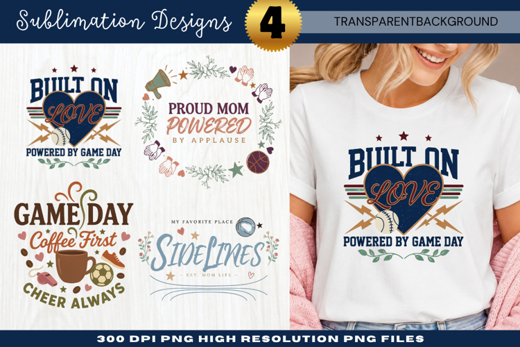 Built On Love Powered By Game Day PNG built on love powered