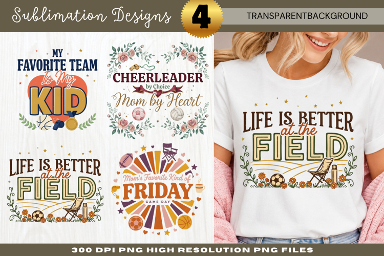 Life Is Better On The Field Sublimation life is better