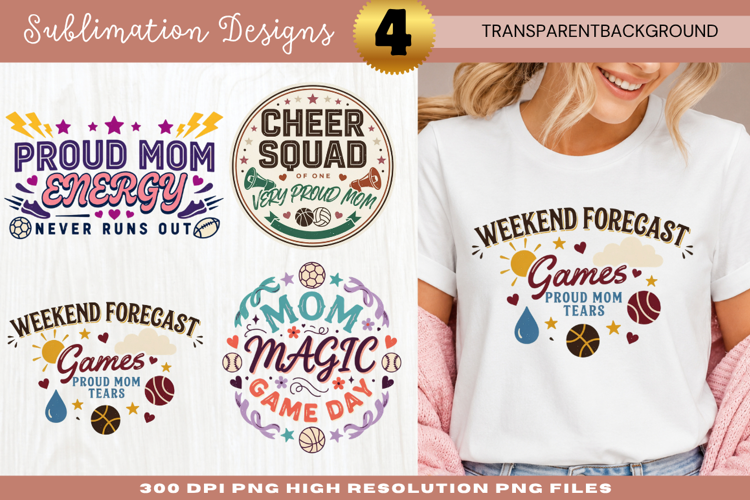 Proud Mom Energy Sports Sublimation PNG proud mom energy png
