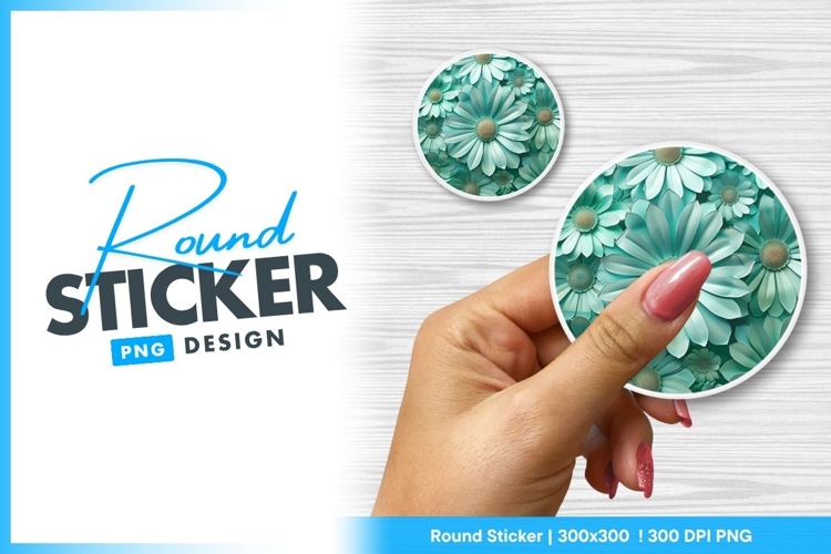 Blue Flowers Clipart Image 15