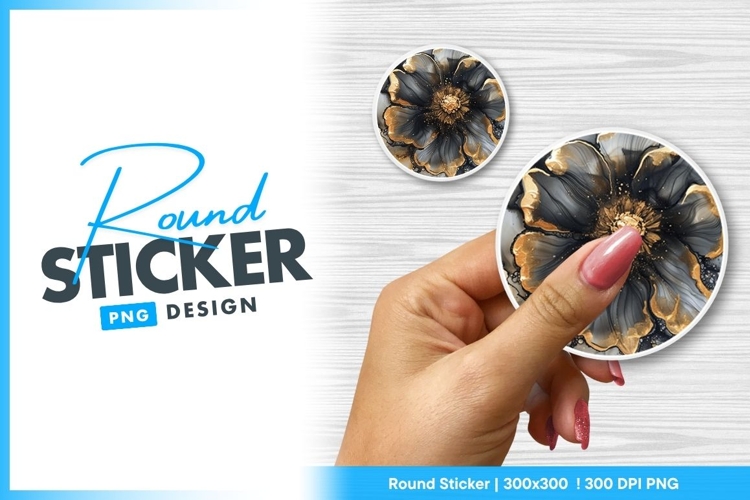 Flower Sticker Png Image 6